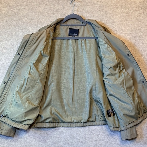 Sam Edelman Coat Jacket Womens ‎ XL Green Zip Pockets Breathable Mesh Details - Picture 7 of 8